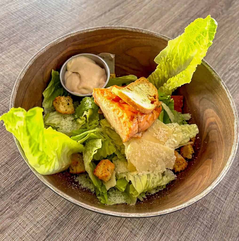 Insalata di Cesare with Salmon
