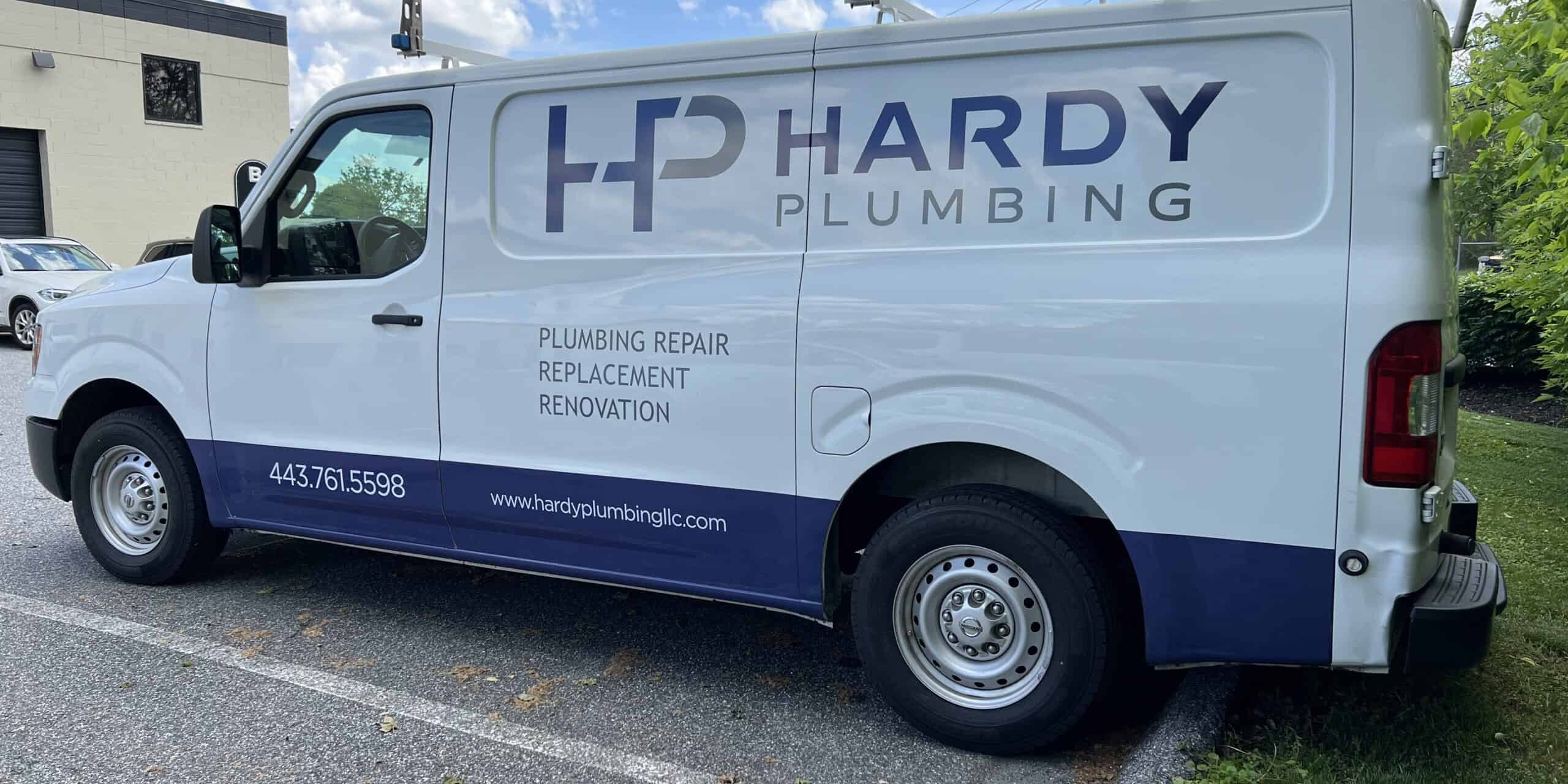 Hardy-Plumbing-White-Van