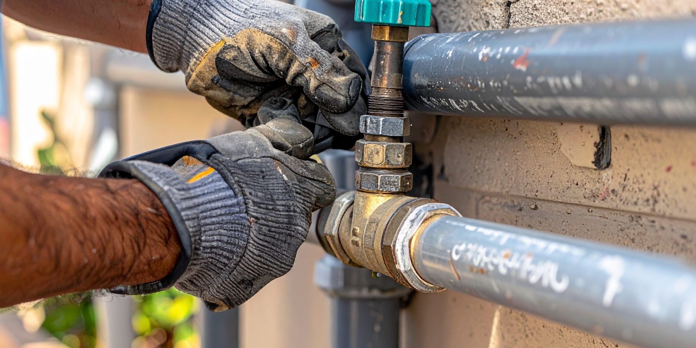Plumber-Repairing-Water-Shut-Off-Valve