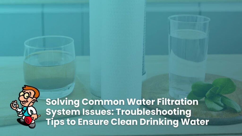 Solving Common Water Filtration System Issues: Troubleshooting Tips to Ensure Clean Drinking Water