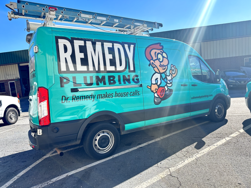 Remedy Plumbing Truck