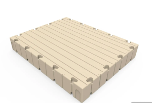 Soft interlocking foam mat for sports center activities and workouts.