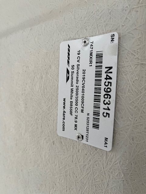 NEW 14-19 CHEVY HD, 79", COLOR:SUMMIT WHITE, N3539822 - Image 9
