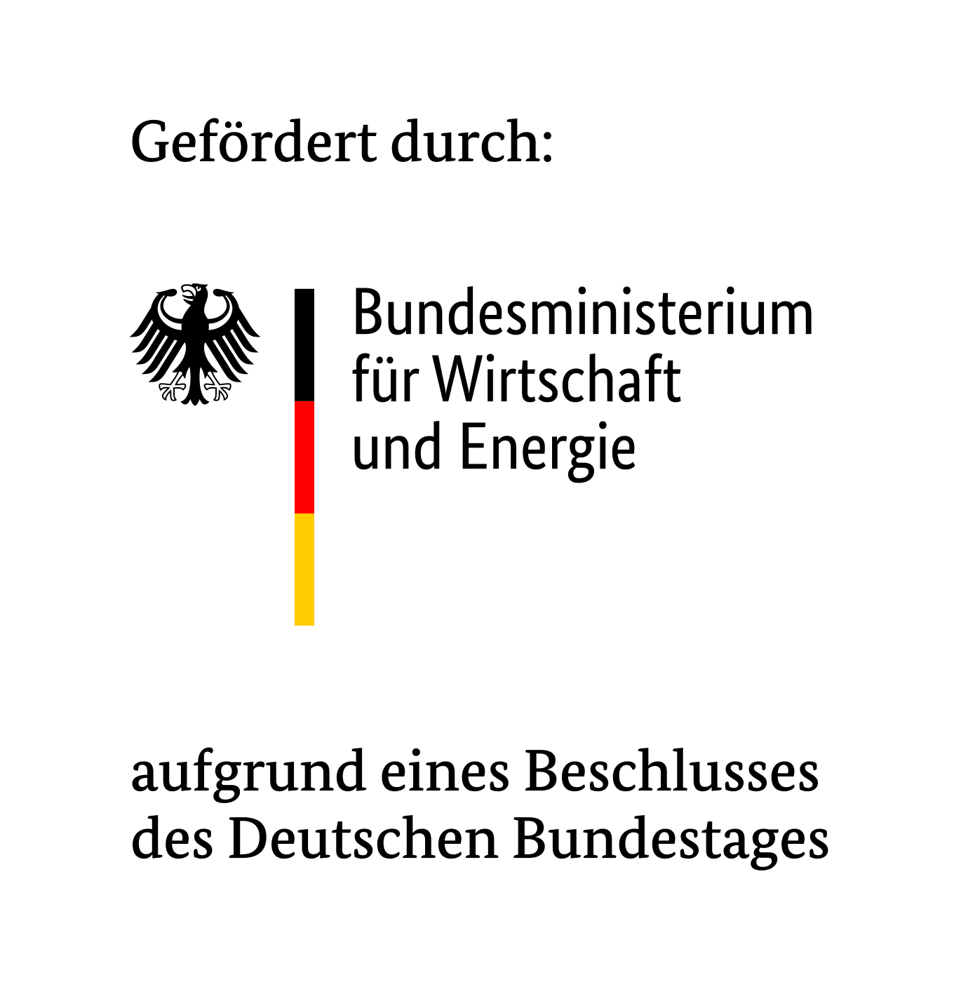 Förderung durch das Bundesministerium für Wirtschaft und Energie.