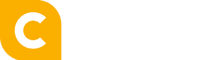 Campus-EW Logo mit moderner Gestaltung und Farbgestaltung in Gelb und Weiß.