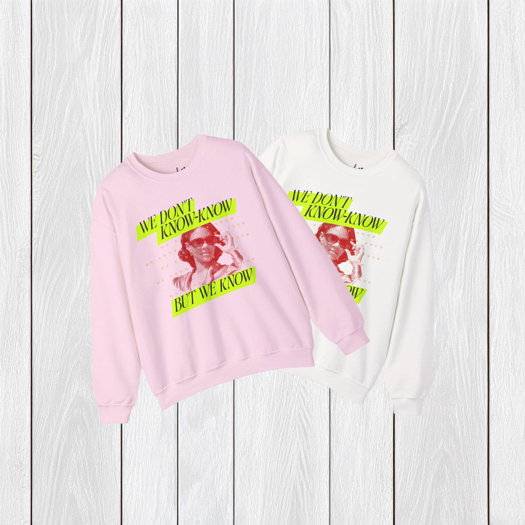 Candace We Know Neon Crewneck