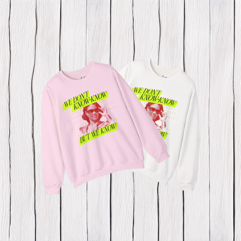 Candace We Know Neon Crewneck