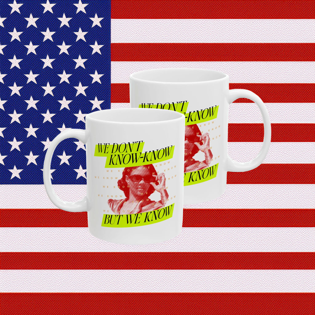 Candace We Know Neon Mug