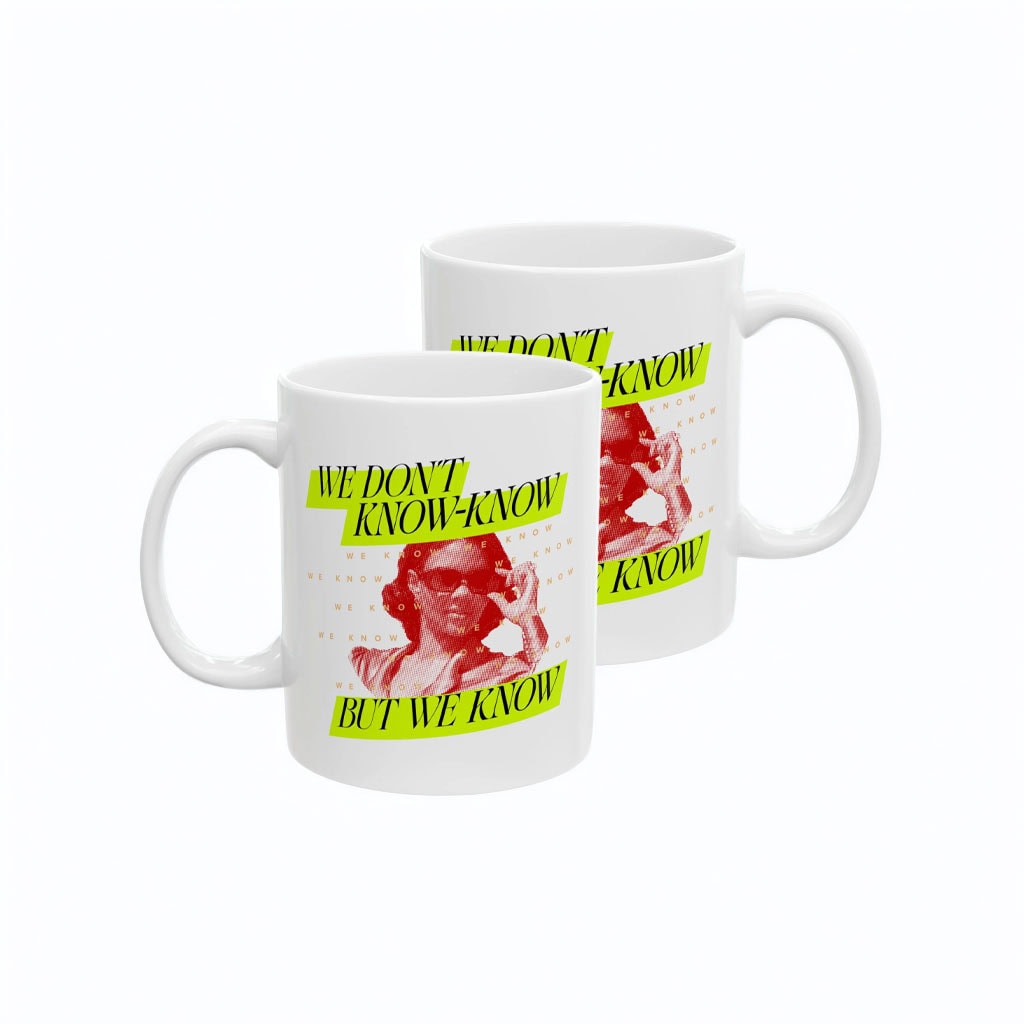 Candace We Know Neon Mug