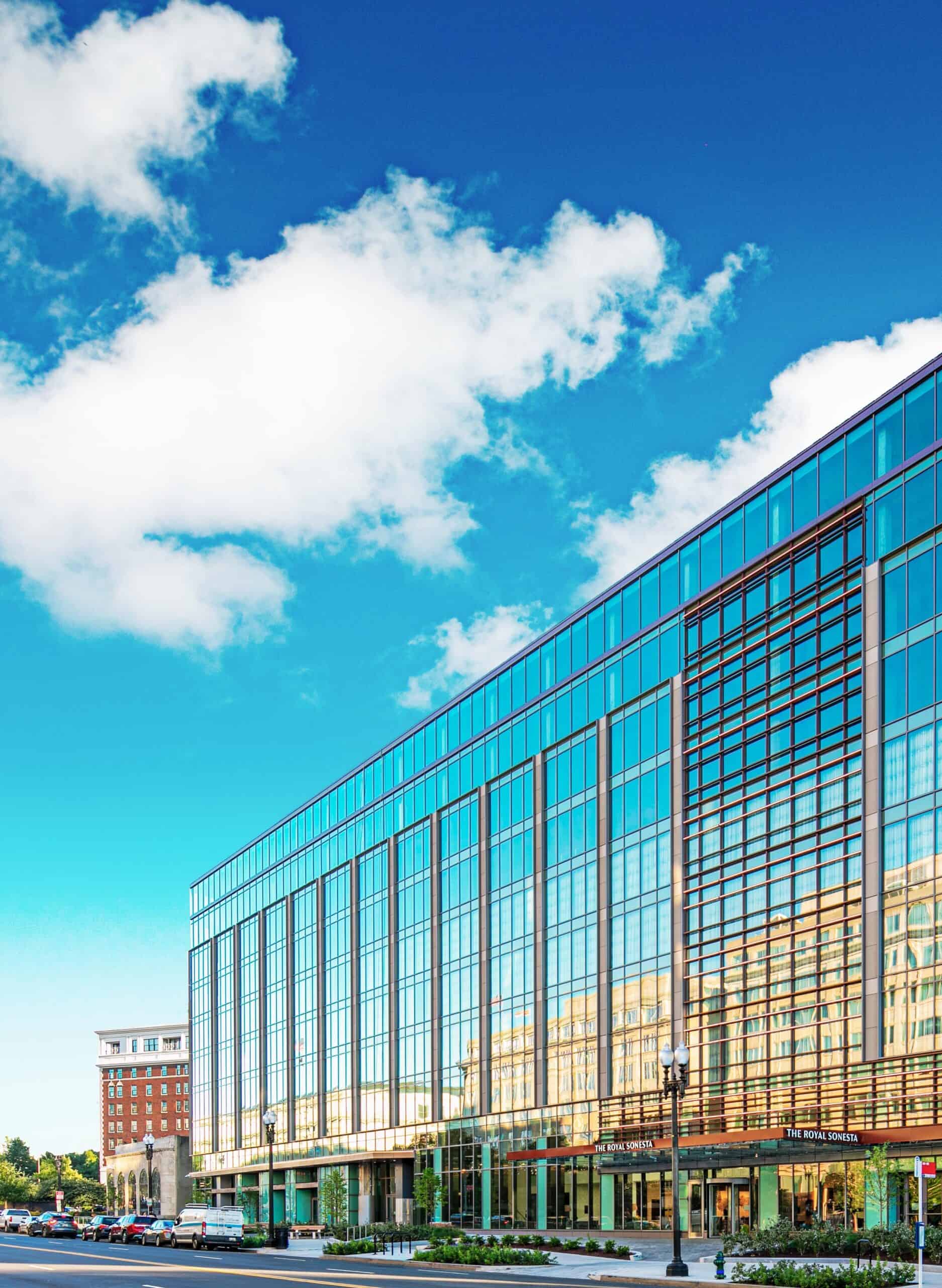 Exterior of the Capitol Hill building on a sunny day.