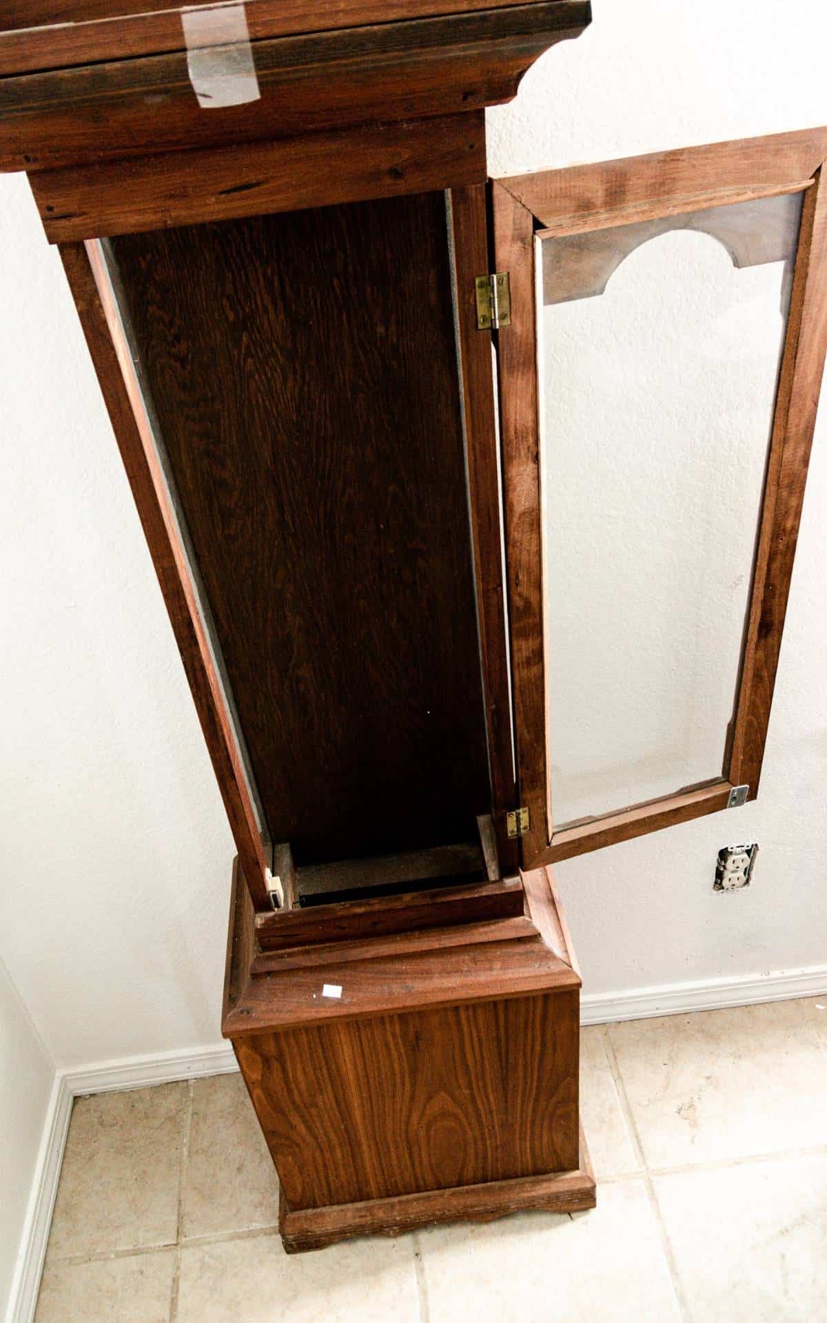 DIY Grandfather Clock Bookshelf — Capturing Wonderland, image size:1200x1920