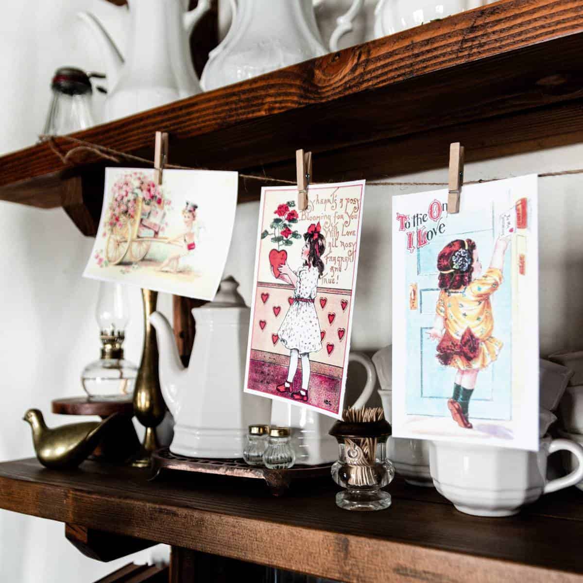 Vintage Valentine #39 s Free Printable Cards Capturing Wonderland