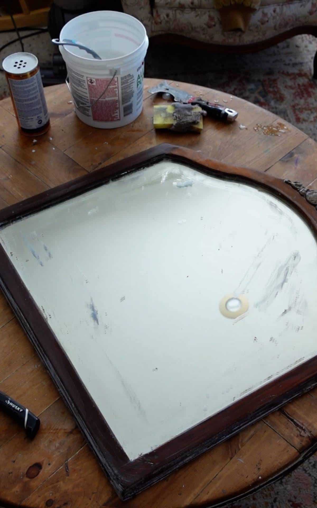 Easy Inexpensive Vintage Mirror a Makeover — Capturing Wonderland