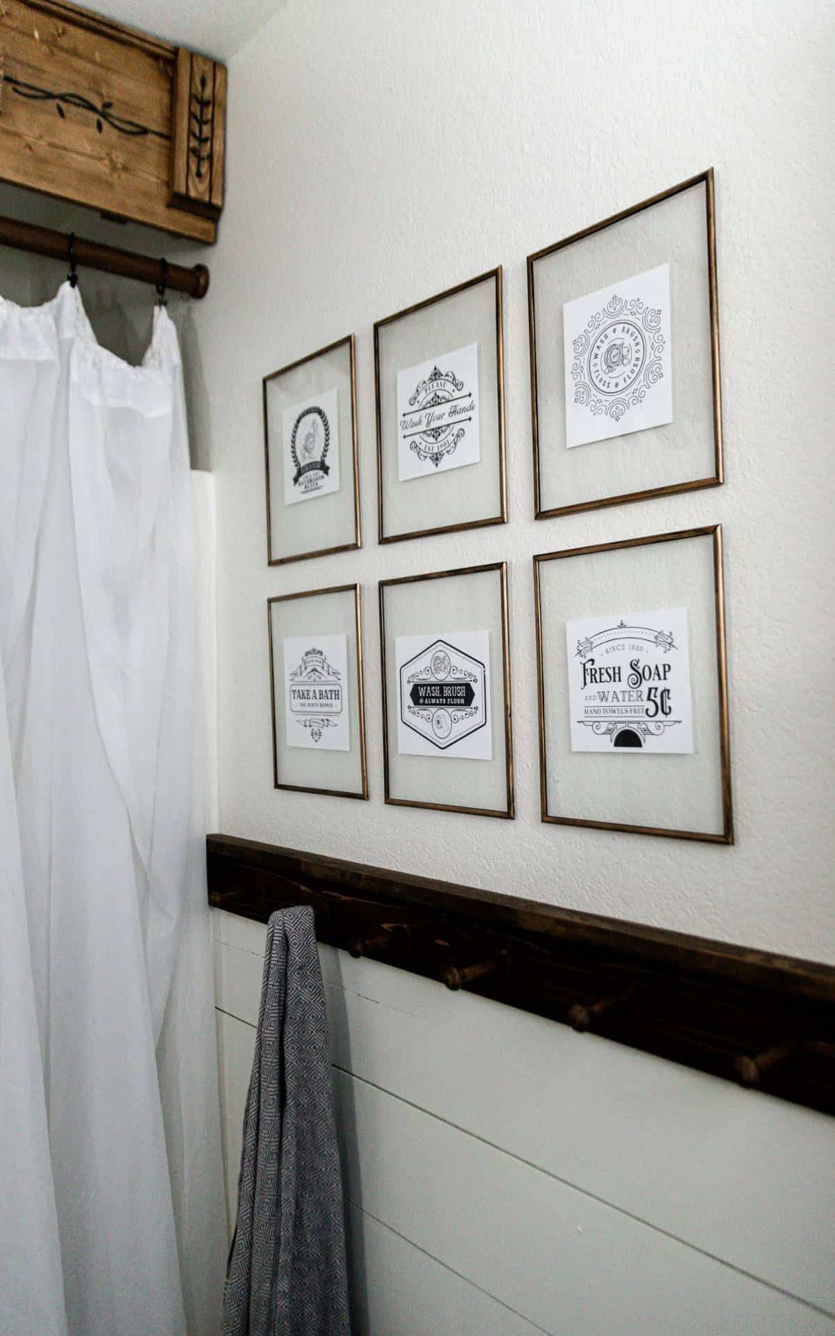 32 Vintage Bathroom Wall Art Free Printable Signs — Capturing Wonderland