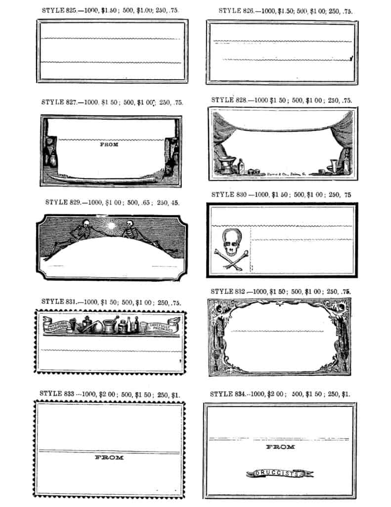DIY Halloween Apothecary Labels Free Printables — Capturing Wonderland for Free Printable Blank Halloween Labels