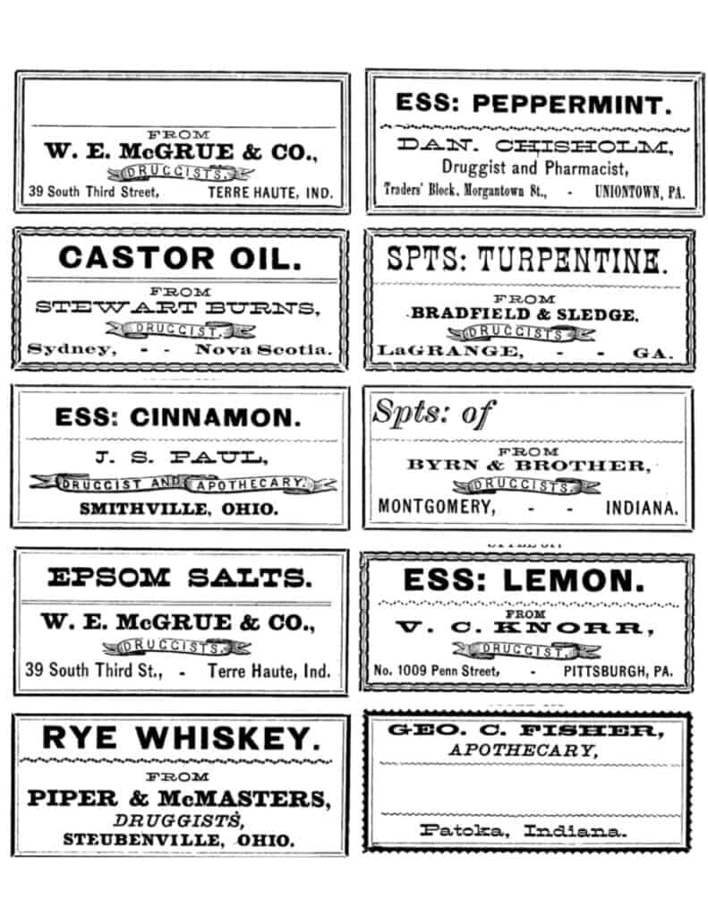 DIY Halloween Apothecary Labels Free Printables — Capturing Wonderland for Free Printable Halloween Apothecary Labels