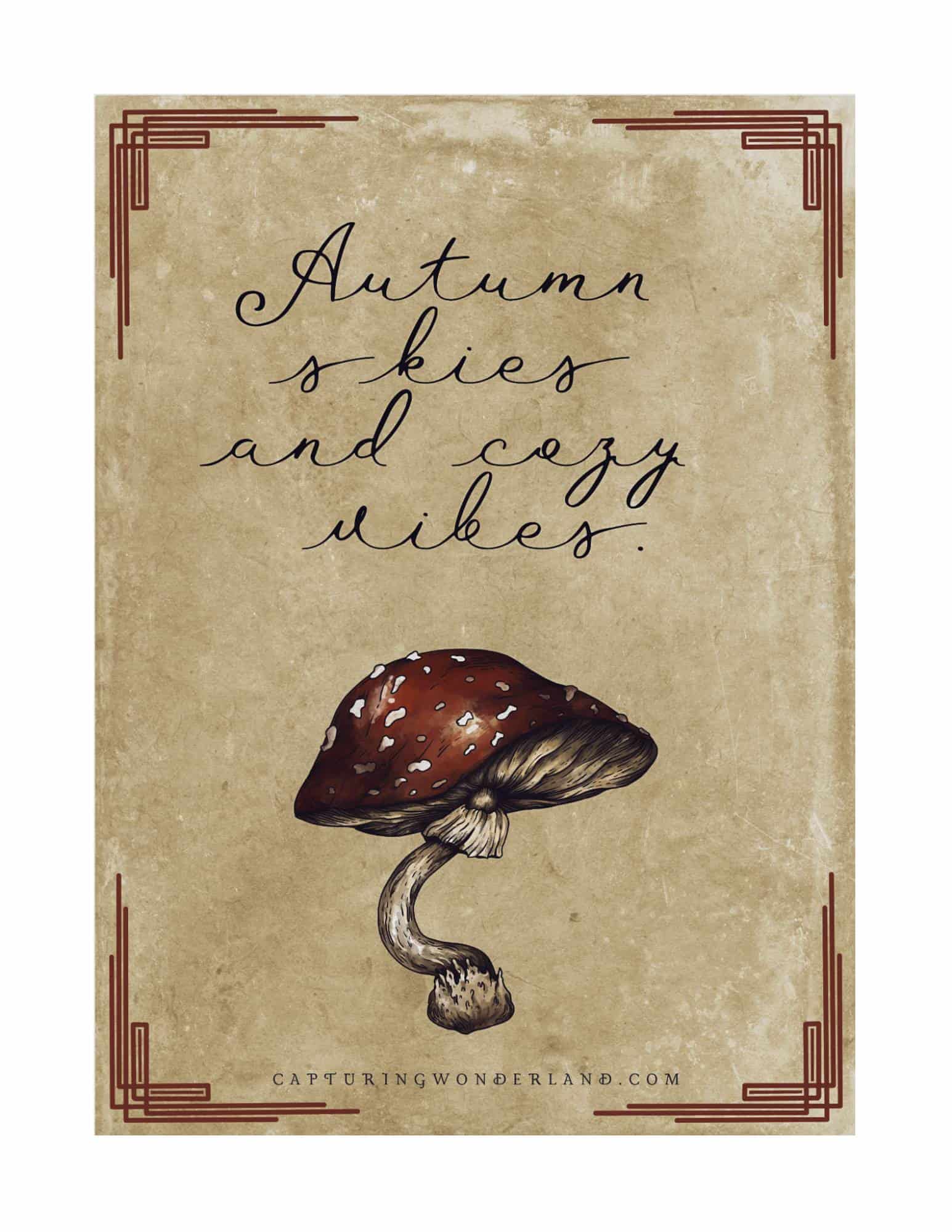 Fall Signs to Decorate for Autumn Free Printables — Capturing Wonderland