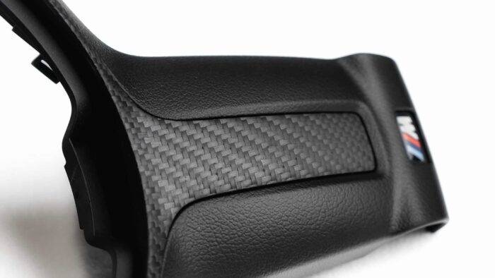 Carbon Lenkradspange offenporig  mit "M Emblem" passt für alle F Modelle – Bild 4