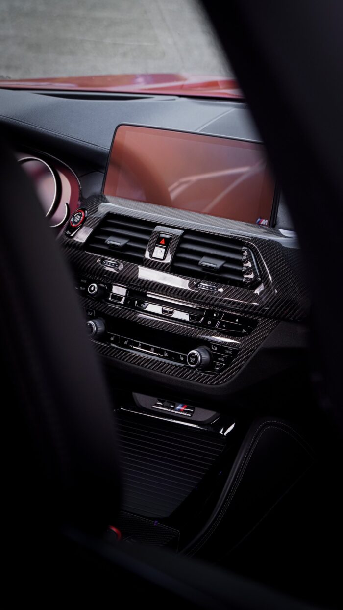 BMW Carbon Radio & Klimablende Mitte X3 / X3M – Bild 4