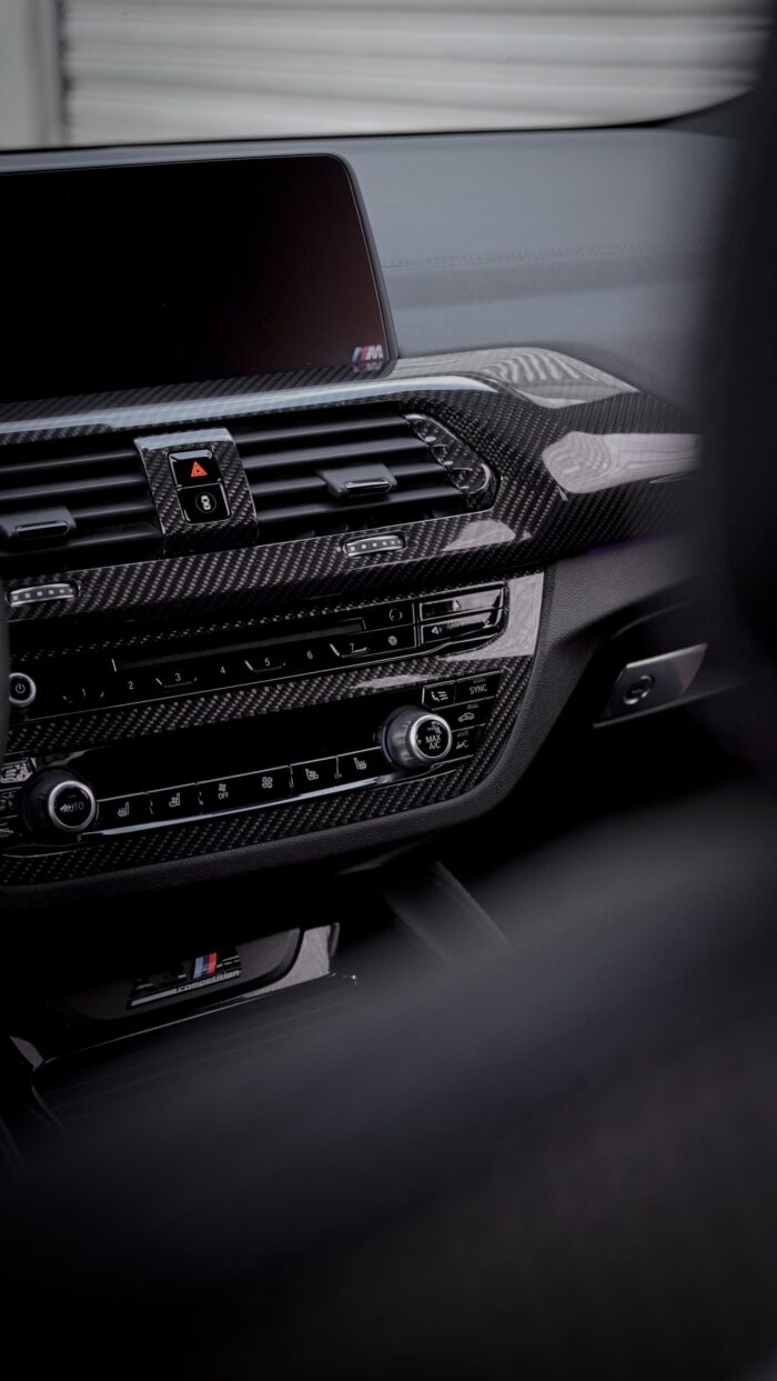 BMW Carbon Radio & Klimablende Mitte X3 / X3M – Bild 2