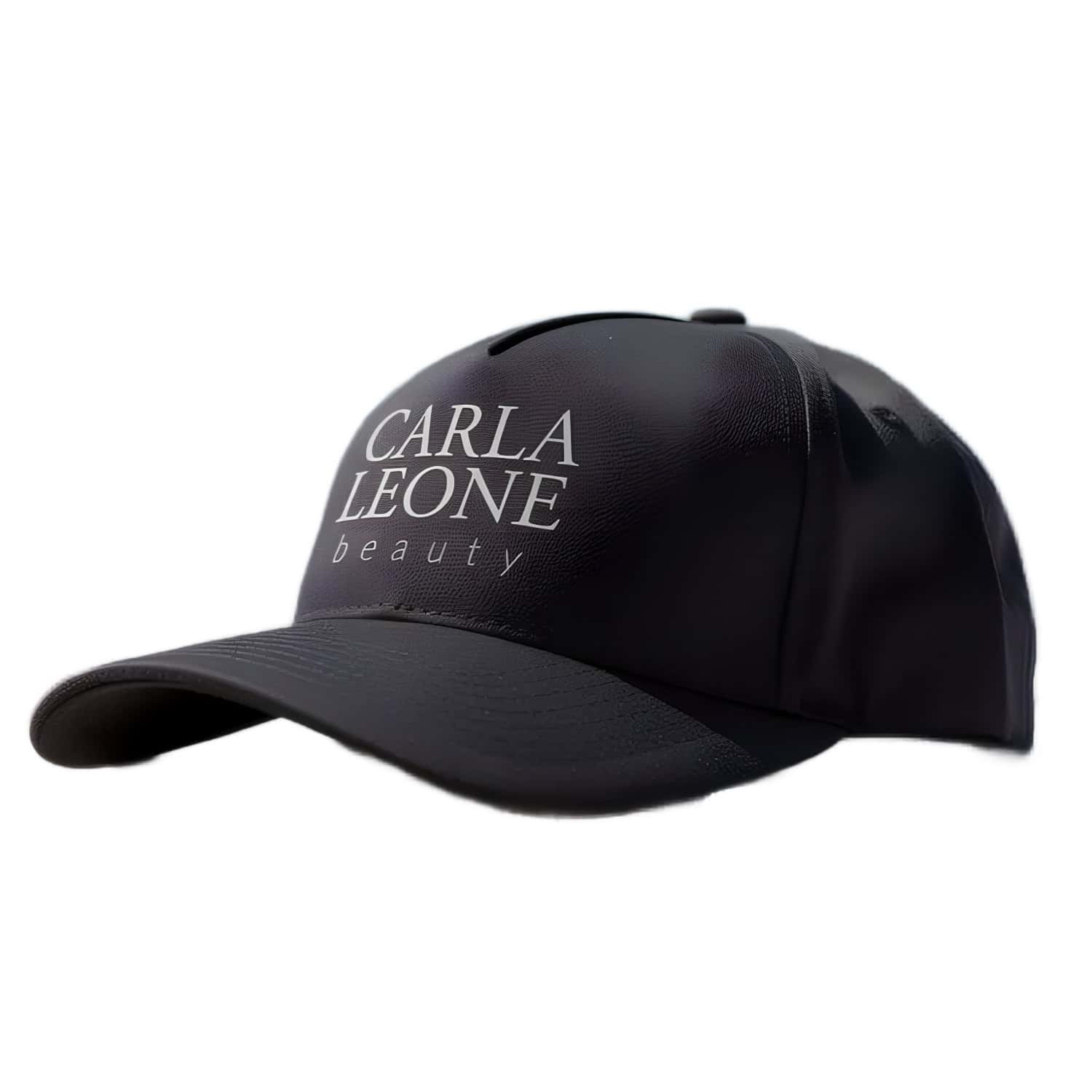 Boné Preto Algodão Premium Carla Leone