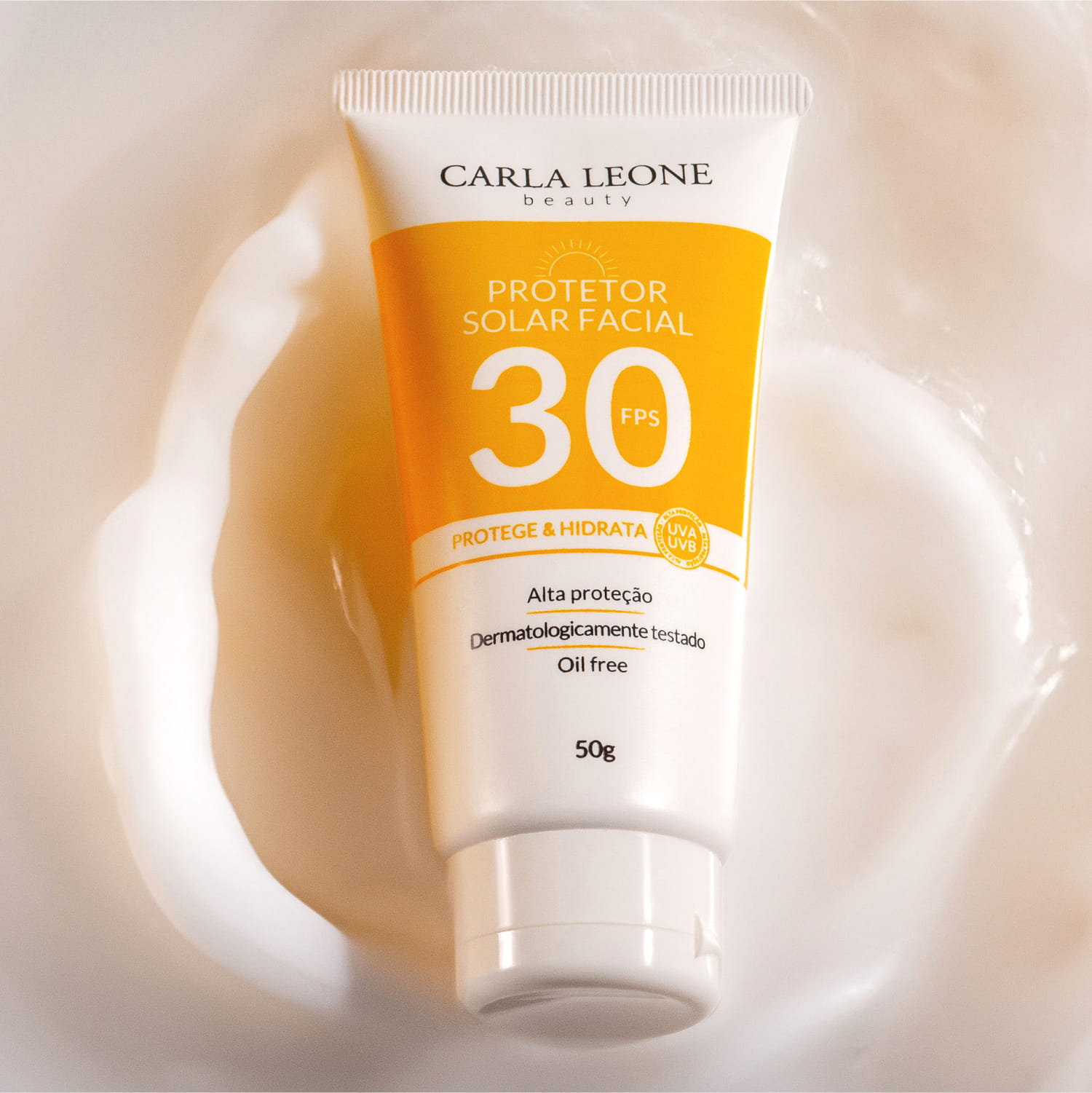 Carla Leone _ Protetor Solar Facial 30FPS Carla Leone 50g _ Img 05