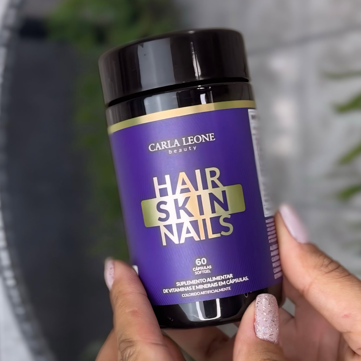 Suplemento Hair, Skin & Nails Carla Leone 60caps _ Img 02