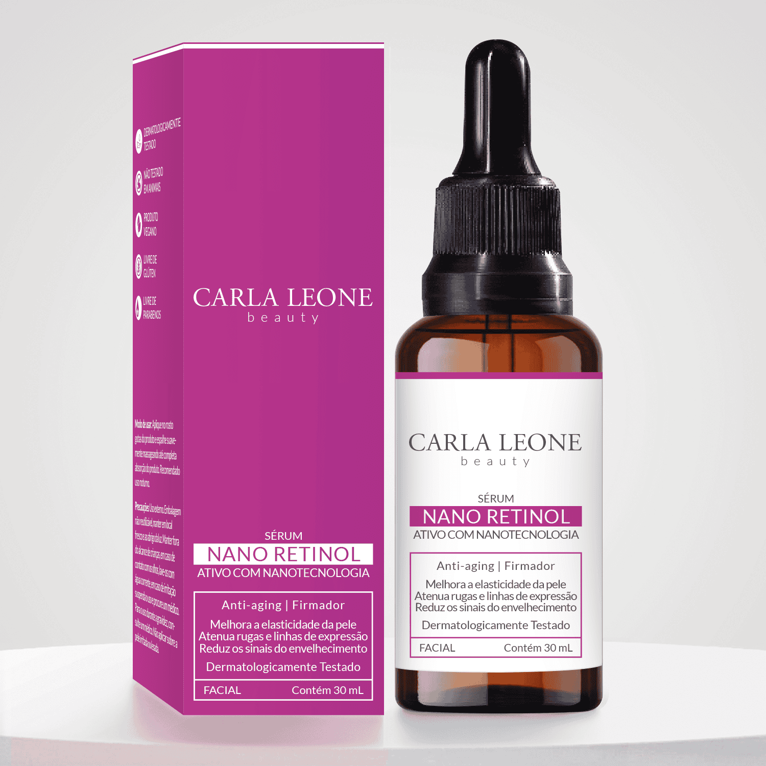 Sérum Facial Nano Retinol Carla Leone 30mL