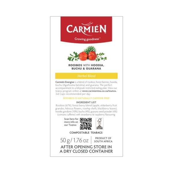 Energise with Guarana (20 Teabags) - Image 10
