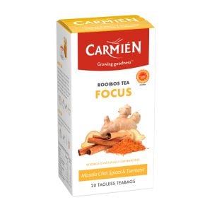 Carmien Focus Wellness Tea with Masala Chai Spices and Turmeric