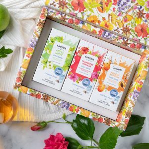 Cold Brew Gift Box: Apple Mint, Cranberry Hibiscus, Apricot Blossom (3 x 20
  Teabags)