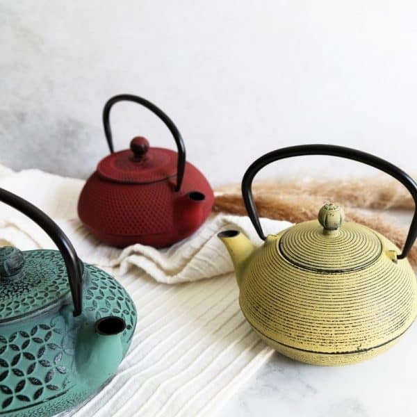 Cast Iron Teapot - Green (800ml) - Image 2