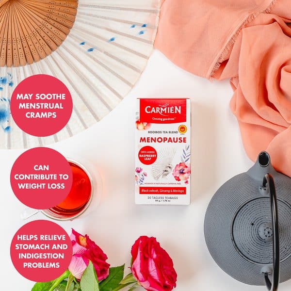 Carmién Menopause with Raspberry Leaf (20 Teabags) - Image 6