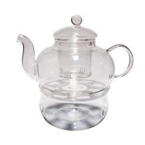 Glass Teapot with Strainer and Burner (1000ml)