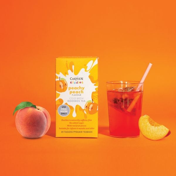 Kiddies Peachy Peach Cold Brew Tea Envelopes (15 x 2.5g) - Image 2