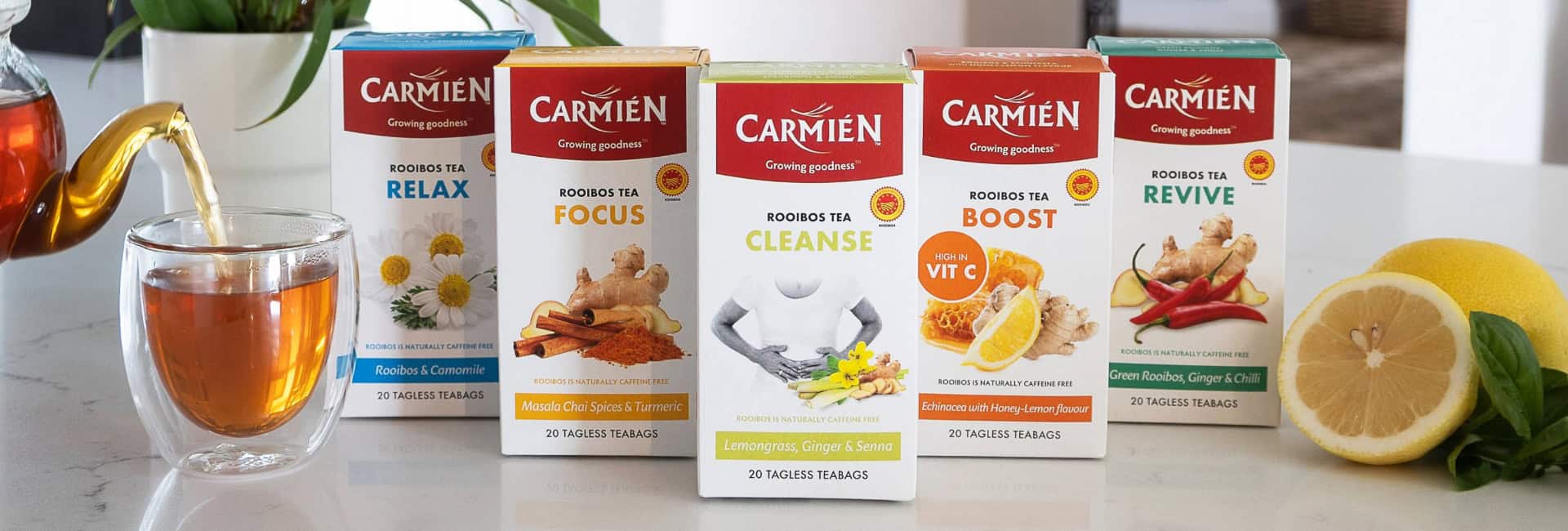 Wellness Rooibos Teas by Carmien