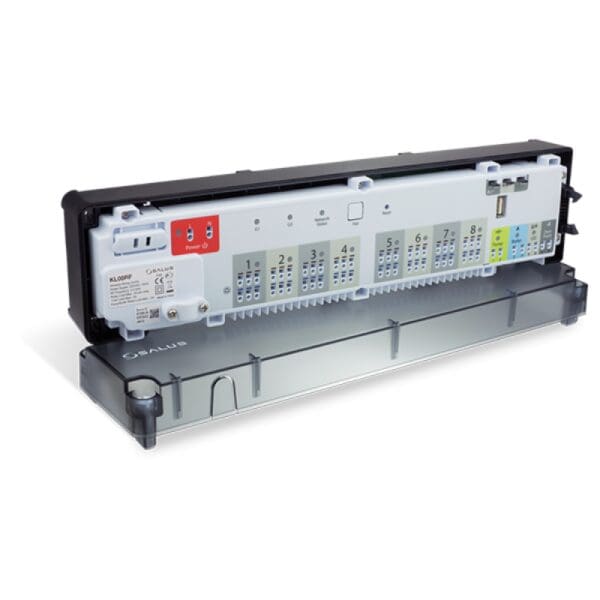 Centru de comanda wireless cu 8 zone pentru incalzirea in pardoseala Salus KL08RF 230V