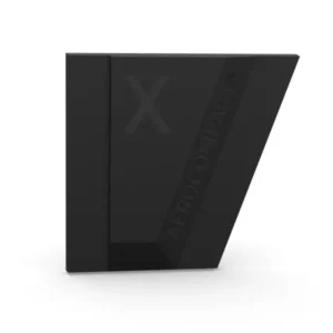 Capac negru drepta pentru sina Aerocompact X40