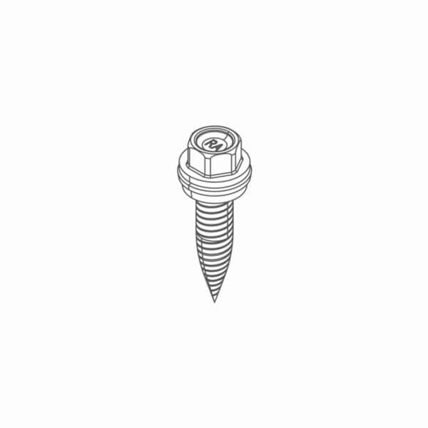 Șurub autoforant 6x25 pentru acoperis din tabla min. 04mm Aerocompact - imagine 2