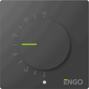 ESIMPLE230B Termostat cu fir si buton rotativ, aparent, 230V ENGO
