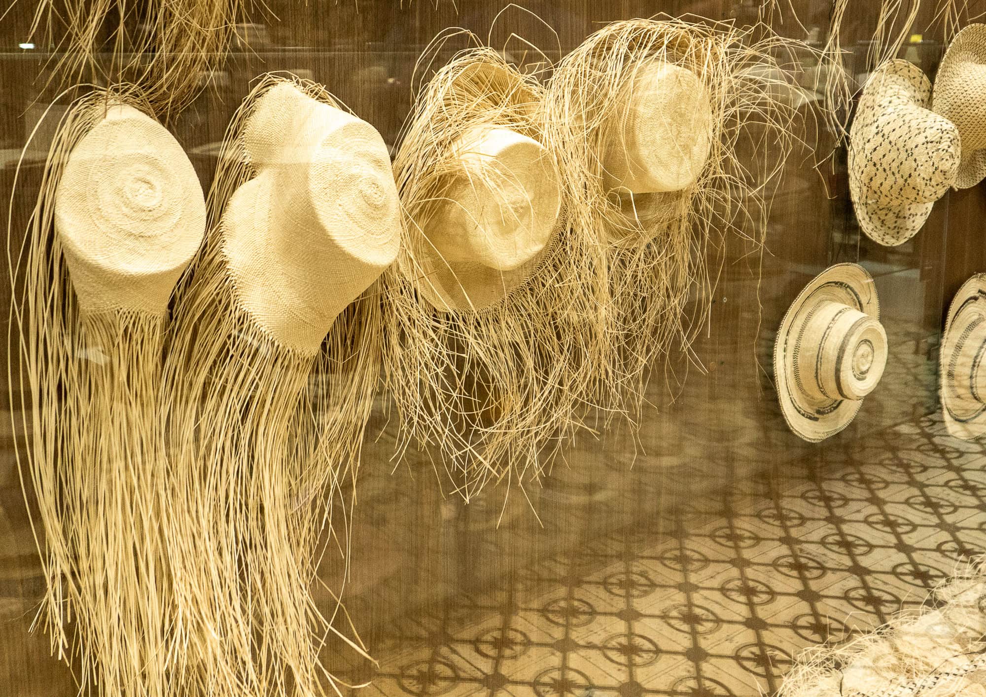 Authentic Panama hats handcrafted in Casco Viejo, Panama