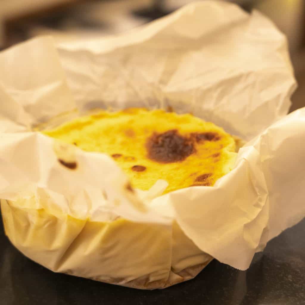 Basque cheesecake at La Vasquita in Casco Viejo, Panama