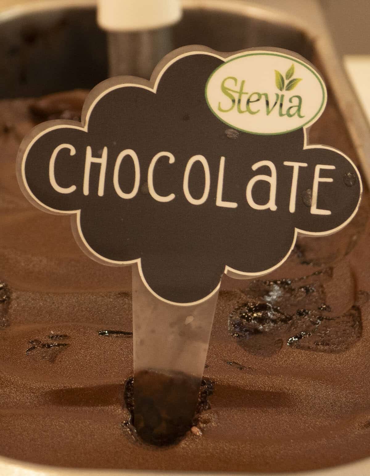 Chocolate Stevia sorbet at Benissimo Gelato Café in Casco Viejo Panama
