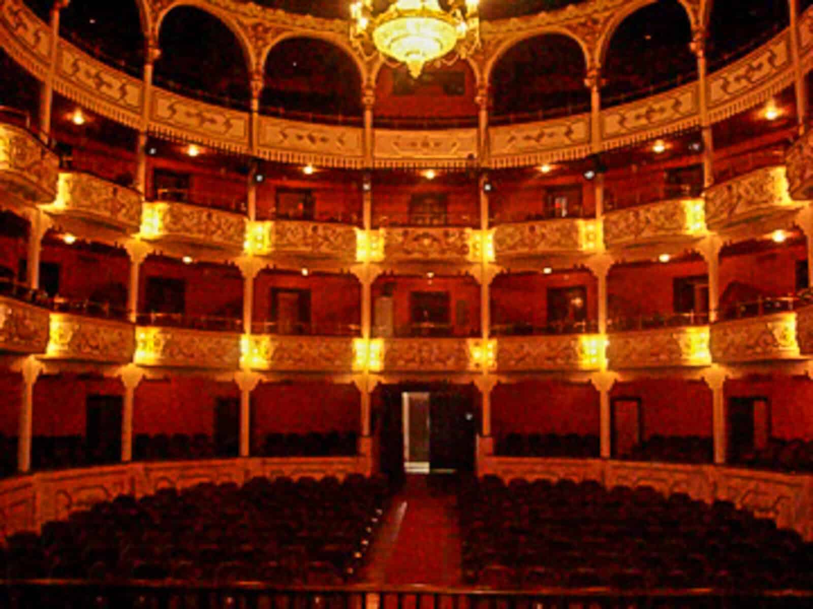 Main auditorium of the Panama National Theatre in Casco Viejo, photographed in 2008