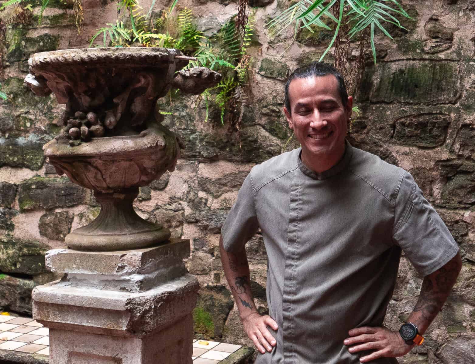 Carlos Lucas López y López Martínez, corporate chef for the Mahalo Group, photographed in Casco Viejo, Panama