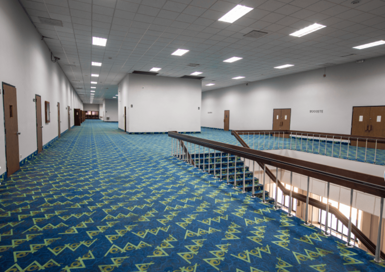 Interior corridor and meeting room access at ATLAPA Convention Center in Panama City, Panama.