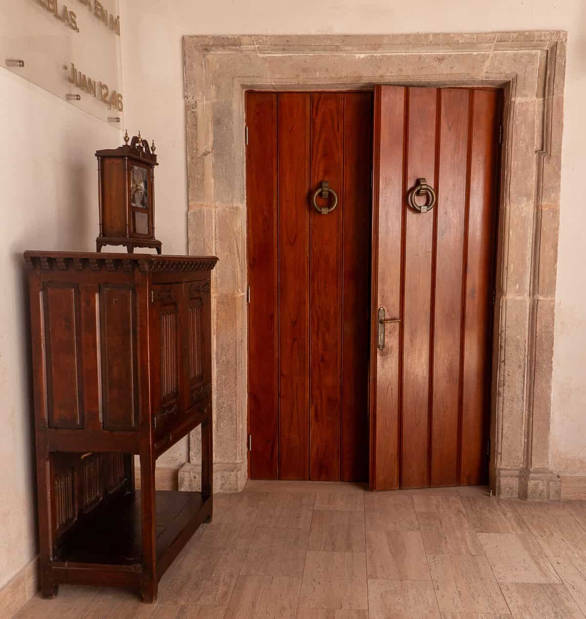 Entrance to the La Merced Church museum in Casco Viejo, Panama City.