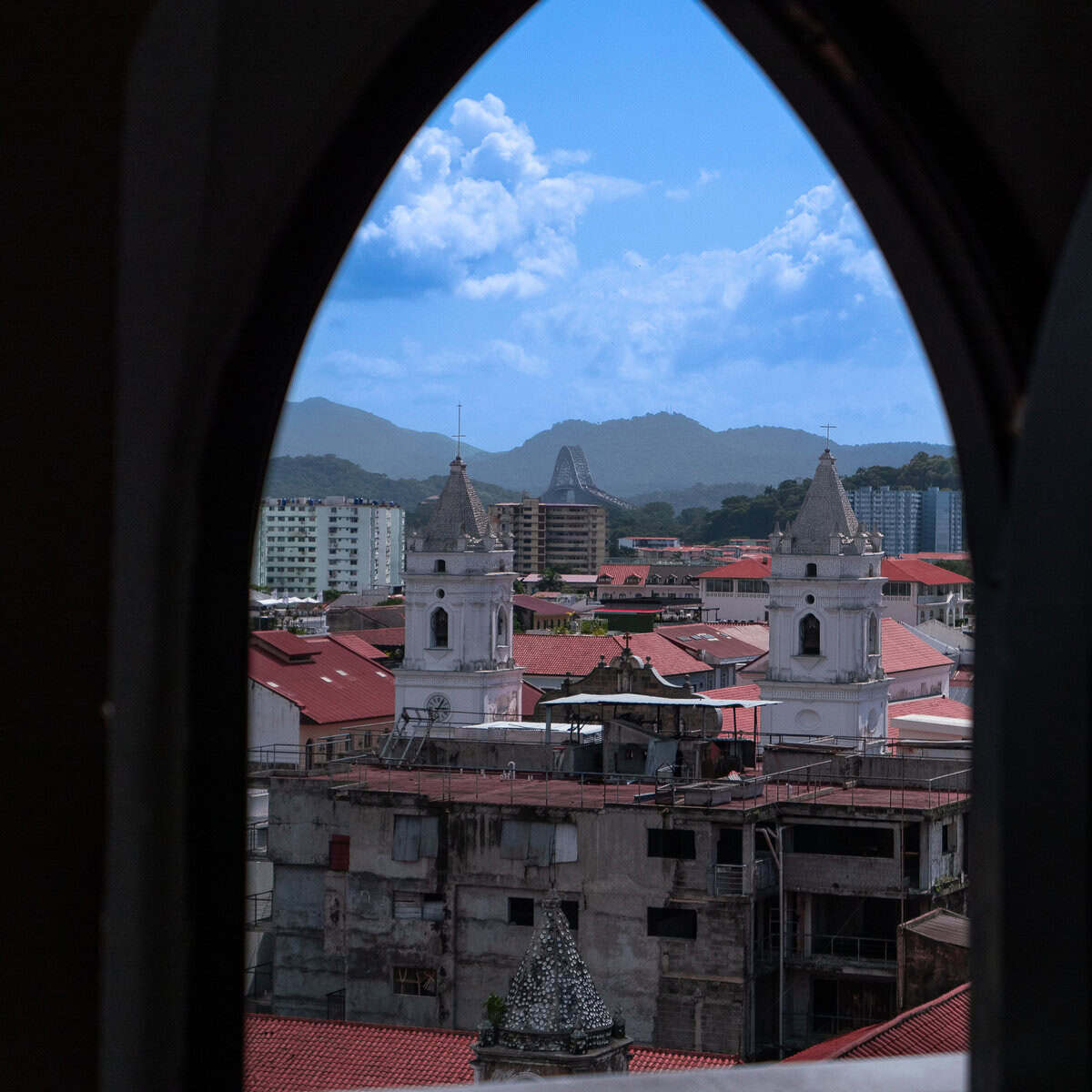 Panoramic View of Casco Viejo from San Francisco Church Observation Tower