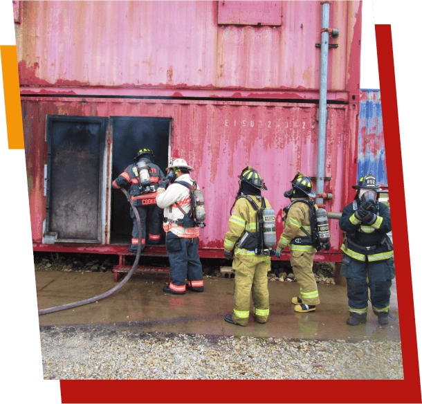 Firefighters tackling blaze in industrial area