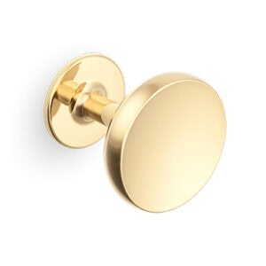 Armac Martin Colmore Robe Hook in Polished Brass Unlacquered finish.